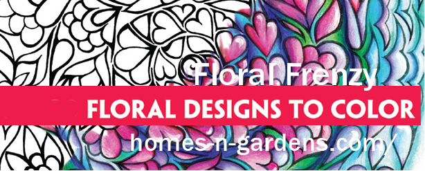 creative haven floral frenzy by Miryam Adatto